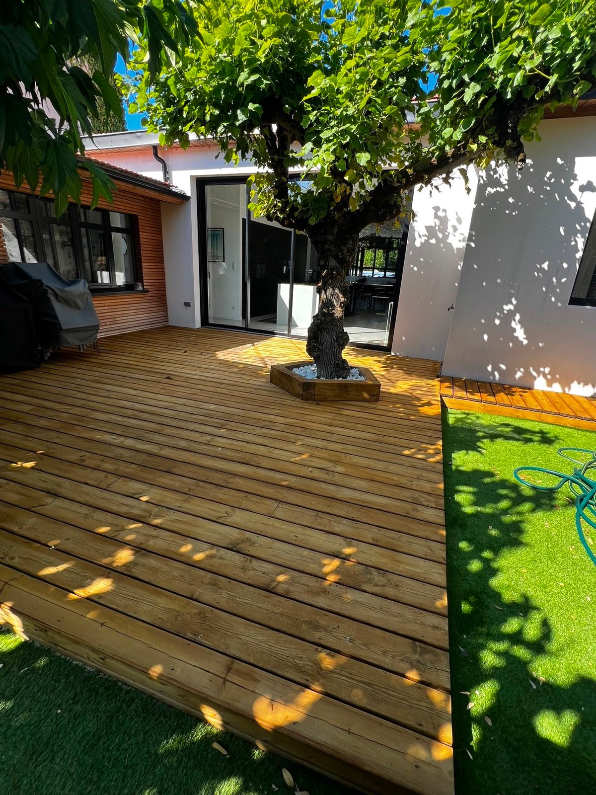 Rénovation d'une terrasse en bois
