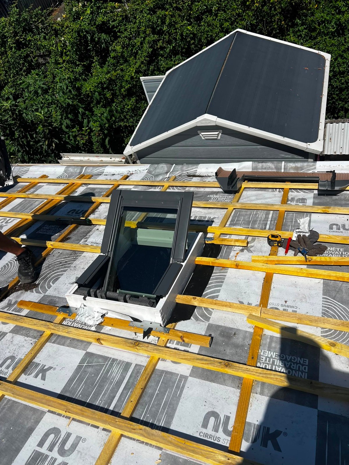 Rénovation toiture & pose de Velux